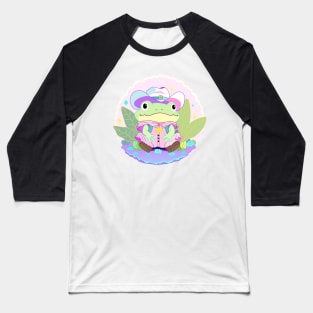 Pastel Cowboy Frog Baseball T-Shirt